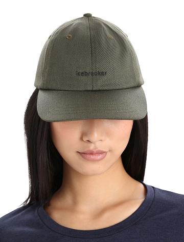 Dámské Klobouky Icebreaker Unisex Merino 6 Panel Olivy Zelené Černé | CZ 1467TCEV